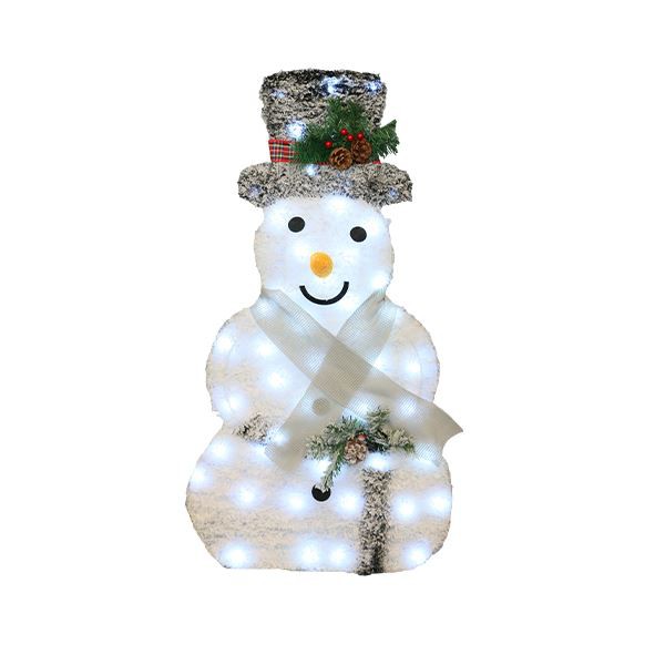 2D Snowman Snow Effect