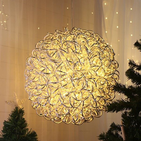 Fairy LED Aluminum Hanging Ball-50cm
