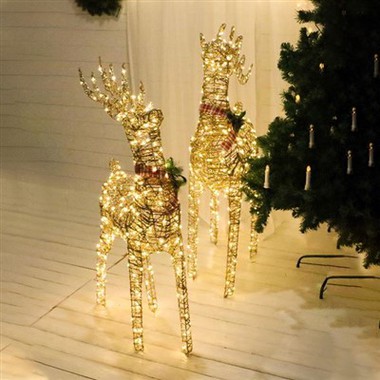 Outdoor Glitter Reindeer